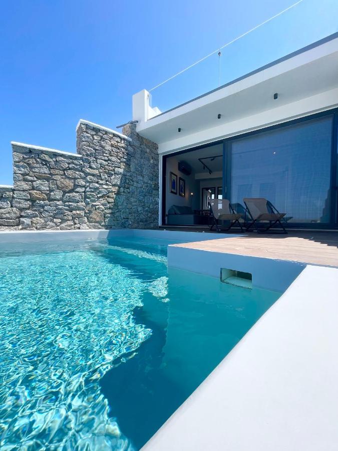 Luxury House With Private Pool At Elia Beach Mykonos Town المظهر الخارجي الصورة