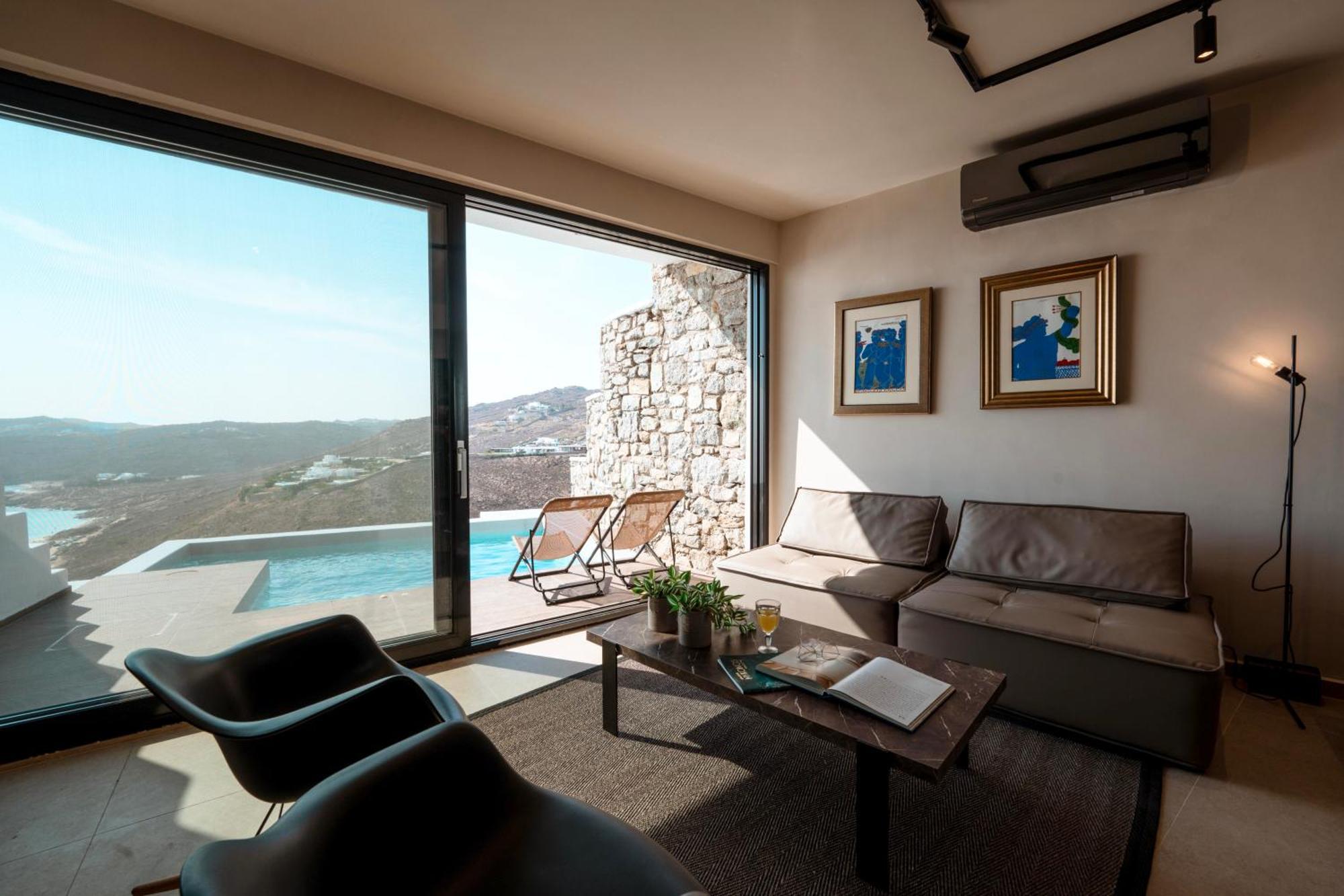 Luxury House With Private Pool At Elia Beach Mykonos Town المظهر الخارجي الصورة