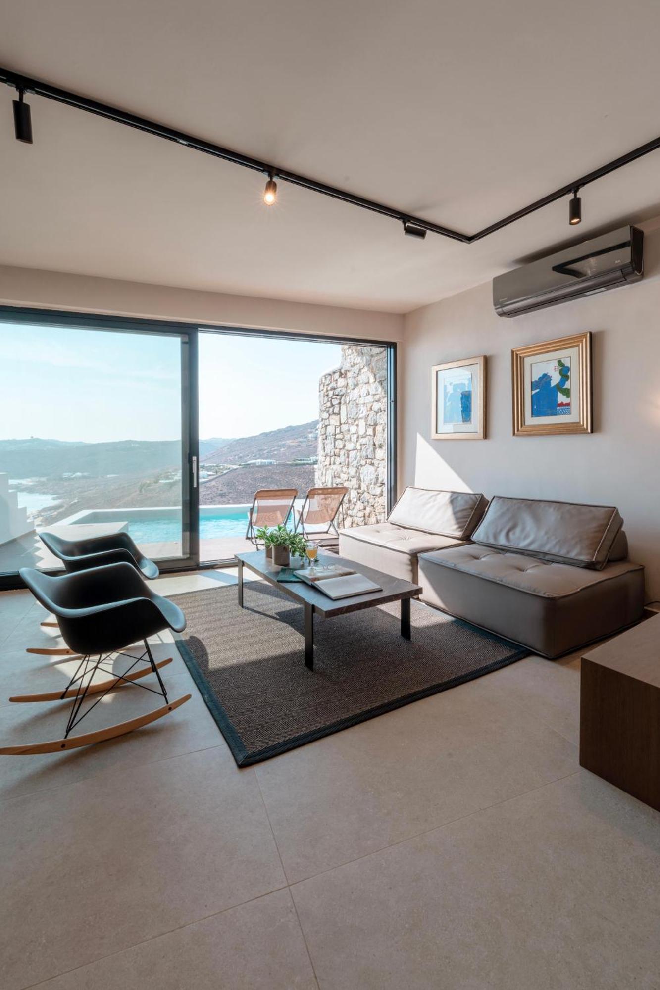 Luxury House With Private Pool At Elia Beach Mykonos Town المظهر الخارجي الصورة