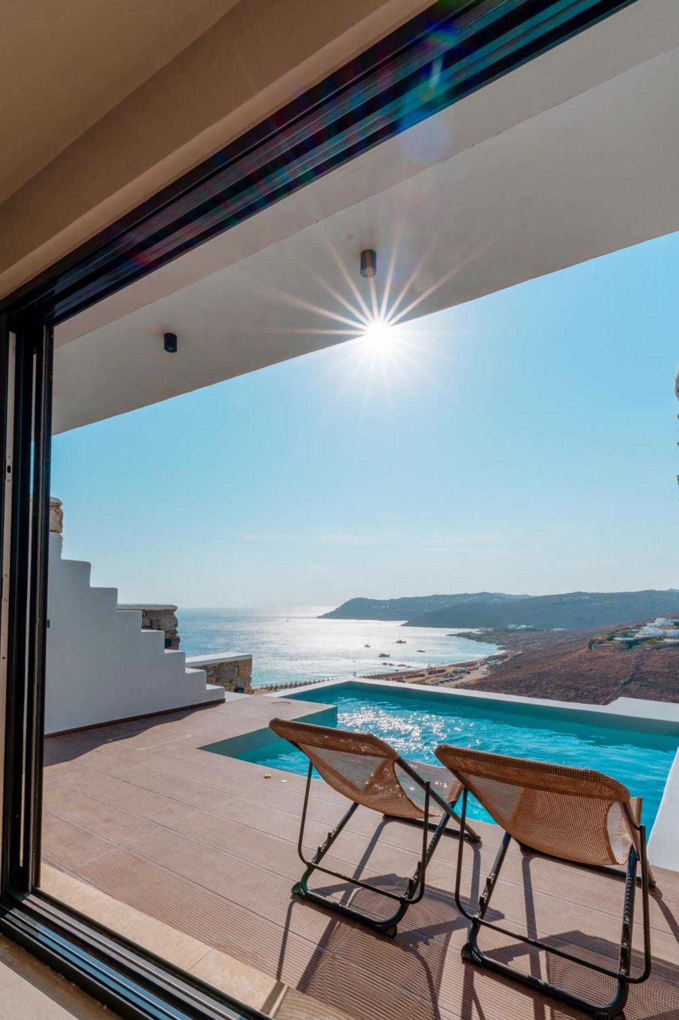 Luxury House With Private Pool At Elia Beach Mykonos Town المظهر الخارجي الصورة